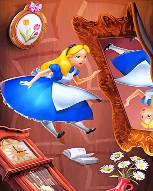 alice-in-wonderland-falling-down-the-rabbit-hole-paint-by-number