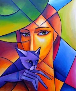 artistic-woman-and-cat-paint-by-numbers