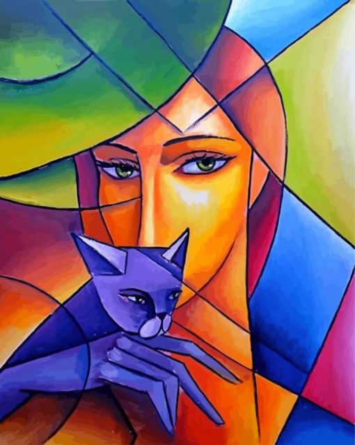 artistic-woman-and-cat-paint-by-numbers