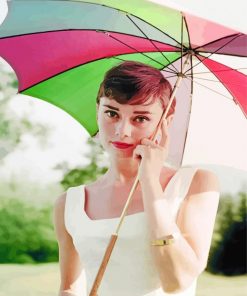 audrey-hepburn-with-umbrella-paint-by-numbers