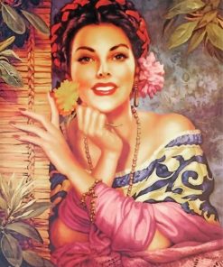 beautiful-mexican-woman-paint-by-number
