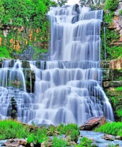 beautiful-mountain-waterfalls-paint-by-number