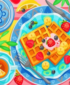 belgian-waffles-paint-by-numbers