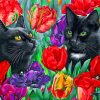 black-cats-and-flowers-paint-by-numbers