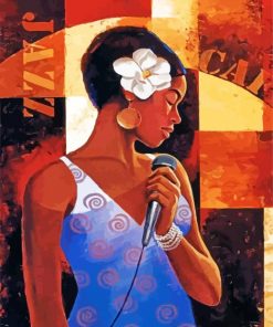 black-singer-woman-paint-by-numbers
