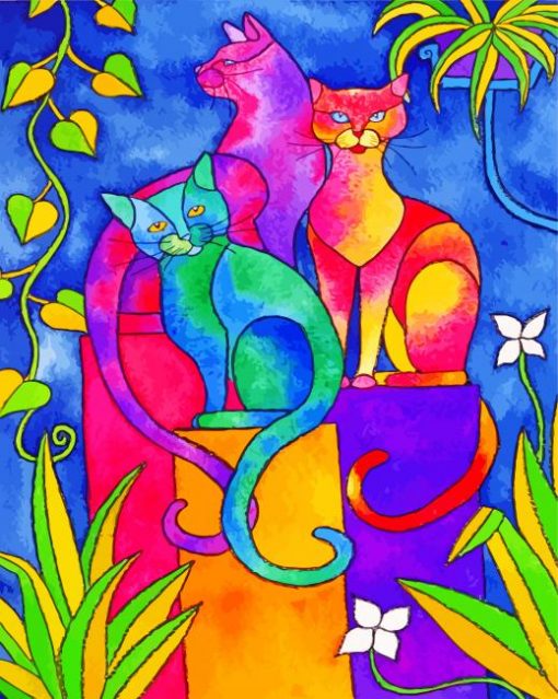 colored-cats-paint-by-number