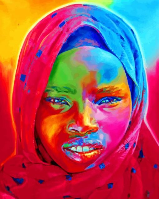 colorful-african-woman-paint-by-number