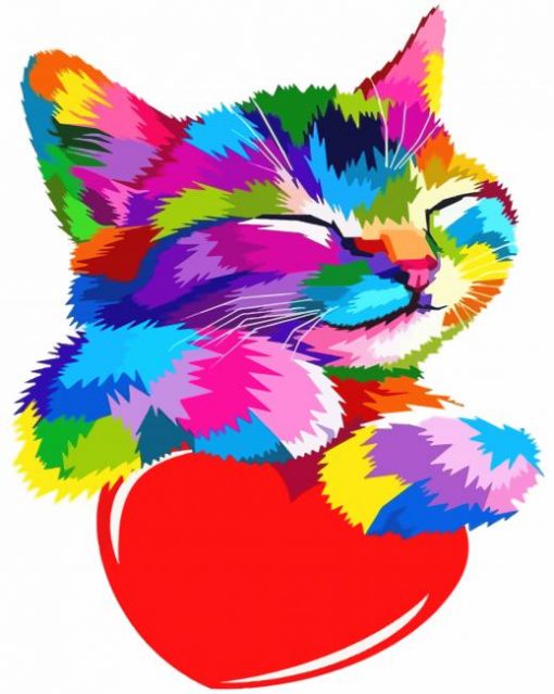 colorful-kitty-paint-by-number
