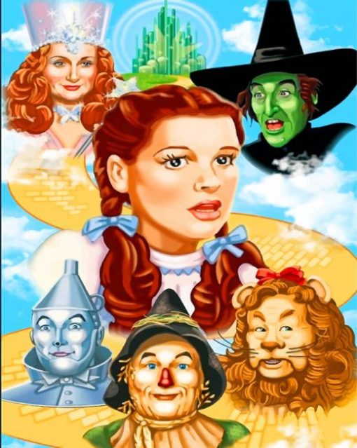 dorothy-and-the-wizard-of-oz-paint-by-numbers