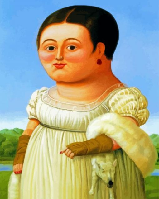 fat-classy-lady-paint-by-number