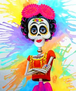 frida-kahlo-candy-skul-paint-by-number