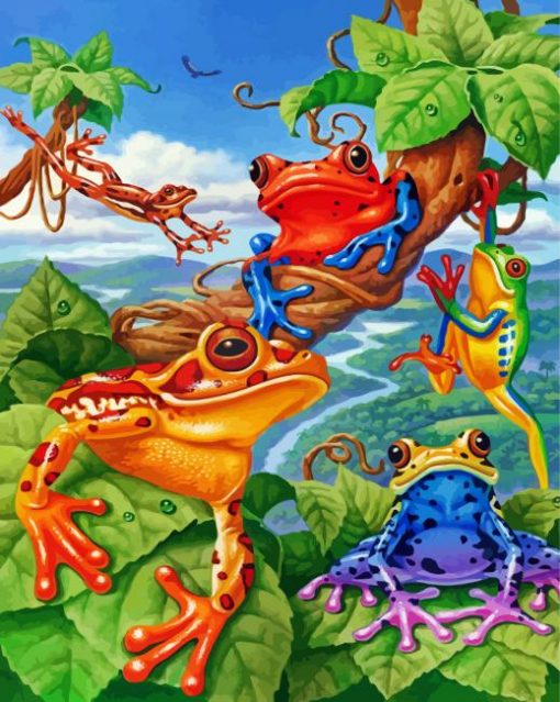 frogs-paint-by-numbers