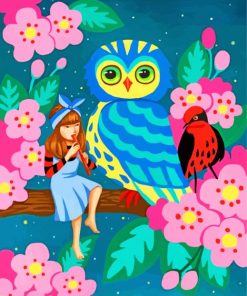 girl-and-birds-paint-by-number
