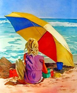 girl-on-the-beach-paint-by-number
