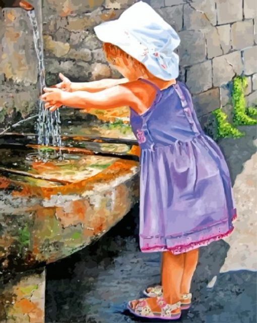 girl-washing-her-hands-paint-by-number
