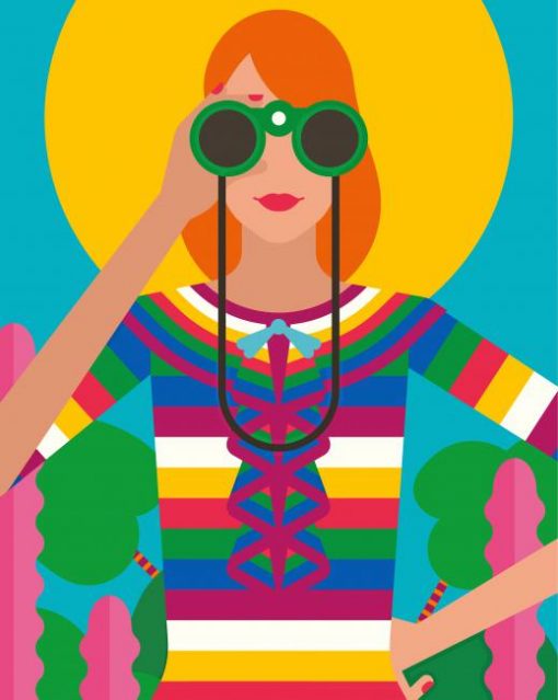 happy-hippie-woman-paint-by-number