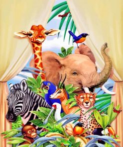 jungle-animals-paint-by-number