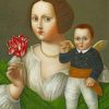 lady-with-tulipd-and-cupid-paint-by-numbers