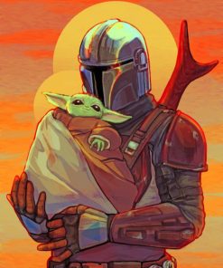 mandalorian-and-baby-yoda-paint-by-numbers