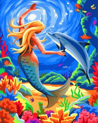 mermaid-and-dolphin-paint-by-numbers