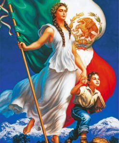 mexican-woman-and-her-son-paint-by-numbers