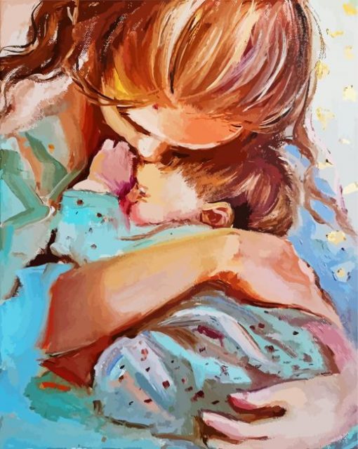 mom-and-baby-paint-by-number