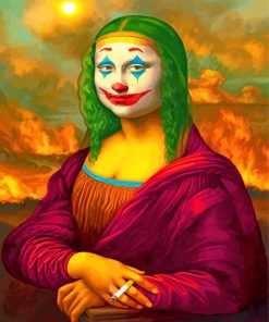 Joker Mona Lisa paint by numbers