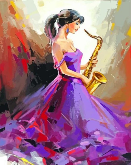 musician-woman-paint-by-numbers