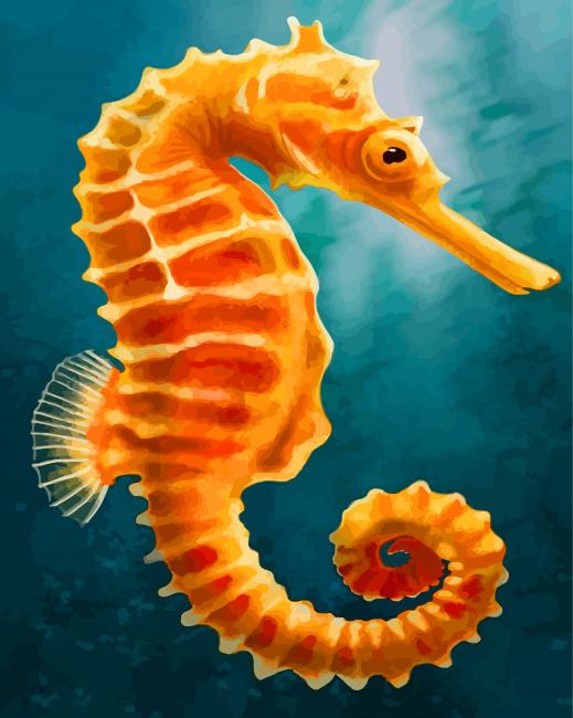 orange-seahorse-paint-by-numbers