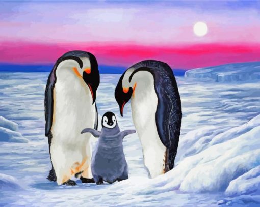 penguins-family-paint-by-numbers