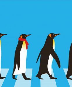 penguins-walking-paint-by-numbers