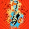 saxophone-with-abstract-swirl-on-retro-paint-by-numbersaxophone-with-abstract-swirl-on-retro-paint-by-number