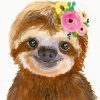sloth-animal-paint-by-number