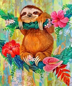sloth-paint-by-number