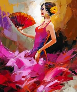 spanish-woman-dancing-paint-by-number