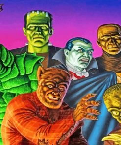 universal-monsters-paint-by-number