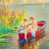 vintage-women-on-a-boat-paint-by-number