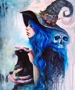 witch-with-her-black-cat-paint-by-number