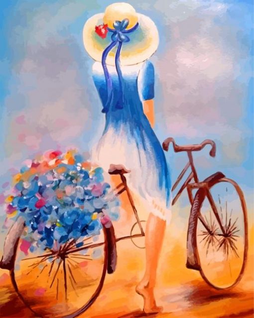 woman-riding-a-bike-paint-by-numbers