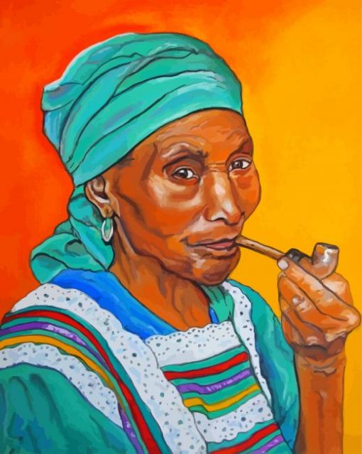 woman-smoking-paint-by-number
