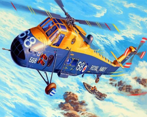 yellow-and-grey-helicopter-paint-by-numbers