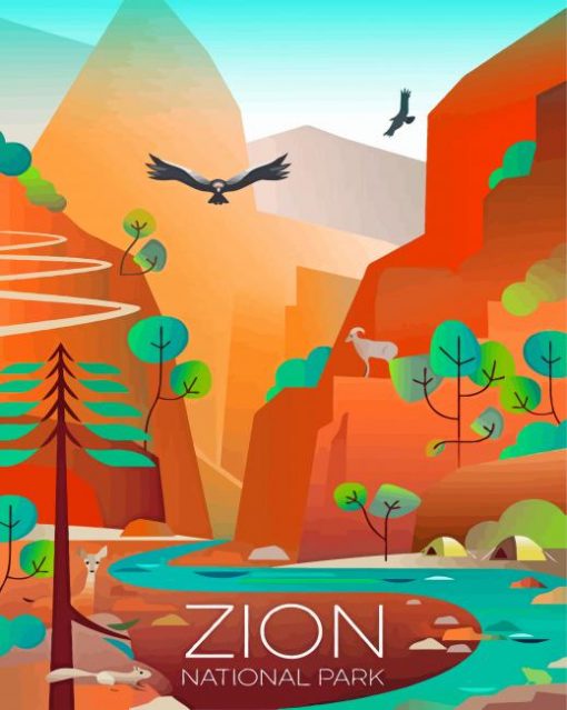 zion-national-park-paint-by-numbers