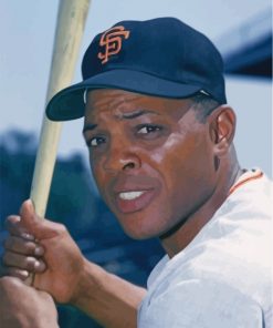 Willie-Mays-baseball-player-paint-by-numbers