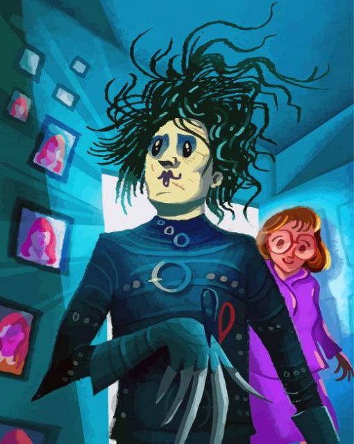 aesthetic-edward-scissorhands-art-paint-by-numbers