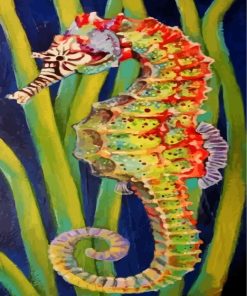 aesthetic-seahorse-paint-by-numbers