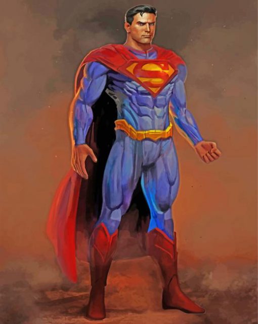aesthetic-superman-paint-by-number