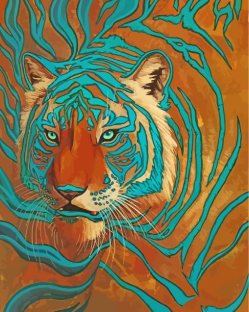 aesthetic-tiger-paint-by-numbers