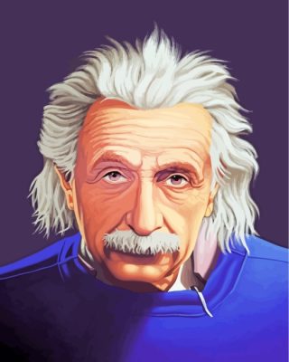 Albert Einstein - Paint By Number - Num Paint Kit