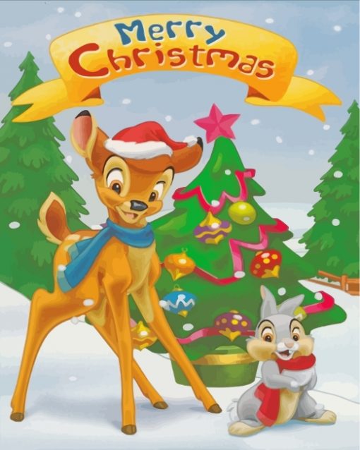 bambi-christmas-paint-by-numbers