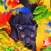 black-jaguar-jungle-paint-by-numbers